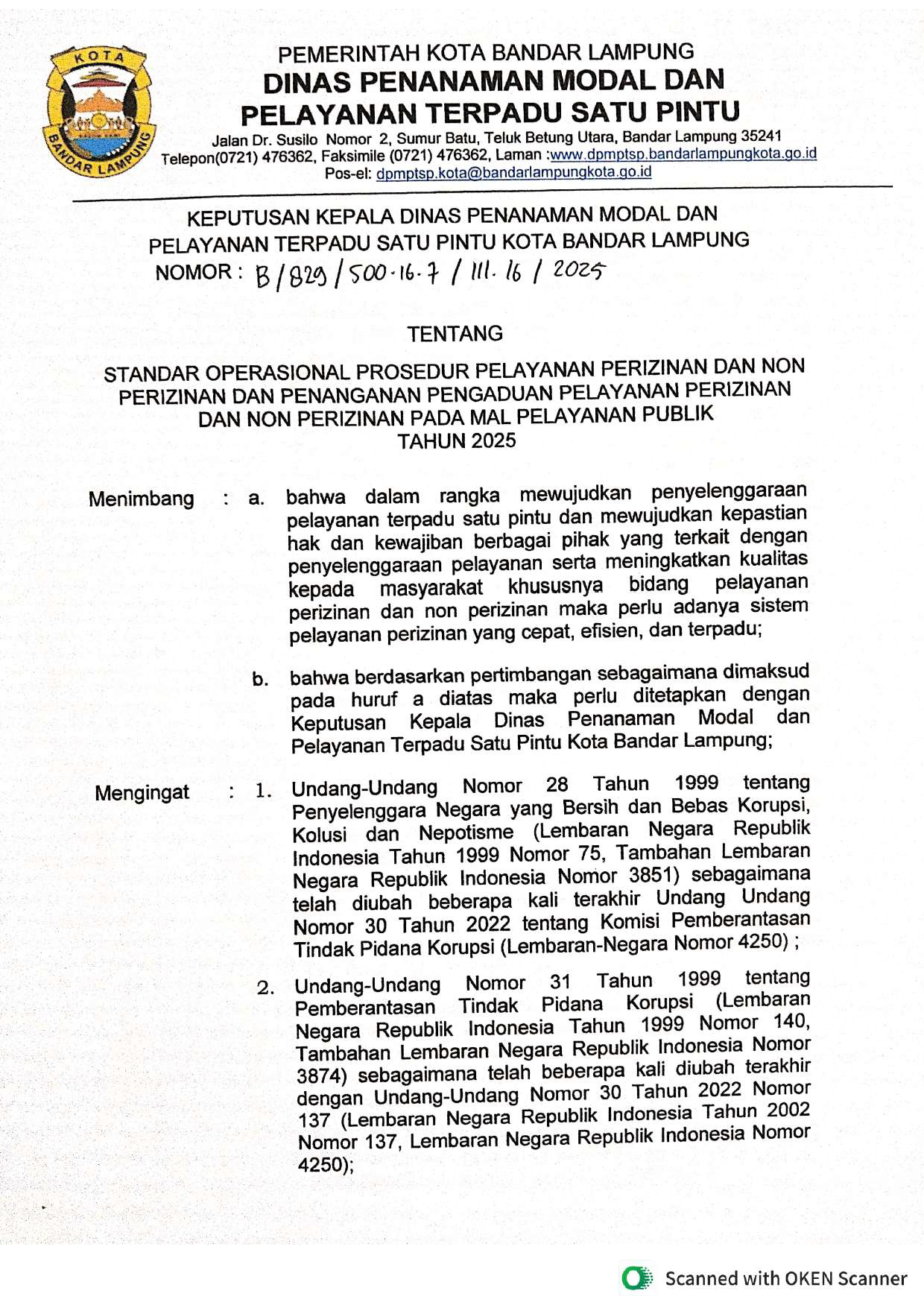 Preview SOP Pelayanan